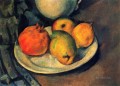Naturaleza muerta con granada y peras Paul Cezanne
